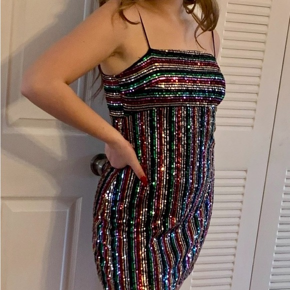 Altar’d State Sequince Party Dress - Picture 9 of 9